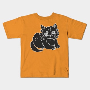 Cute black kitten Kids T-Shirt